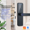 Умный дверной замок TTLOCK с отпечатком пальца BLE APP Цифровой интеллектуальный замок для Airbnb и дверной замок квартиры с ручкой Замок для входной двери без ключа с ручкой