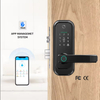 ADM-J001Pro Приложение Smart Life Tuya Wi-Fi Интеллектуальный цифровой умный дверной замок Биометрический сканер отпечатков пальцев Пароль Умный замок