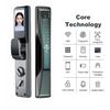 Aidmi Security TUYA WIFI Cerradura Inteligente Деревянный электронный смарт-замок с электрическим отпечатком пальца Ttlock без ключа цифровой дверной умный замок