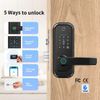 ADM-J001Pro Приложение Smart Life Tuya Wi-Fi Интеллектуальный цифровой умный дверной замок Биометрический сканер отпечатков пальцев Пароль Умный замок