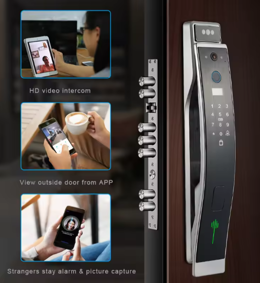 дверные замки со сканерами отпечатков пальцев