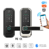 ADM-J001Pro Приложение Smart Life Tuya Wi-Fi Интеллектуальный цифровой умный дверной замок Биометрический сканер отпечатков пальцев Пароль Умный замок